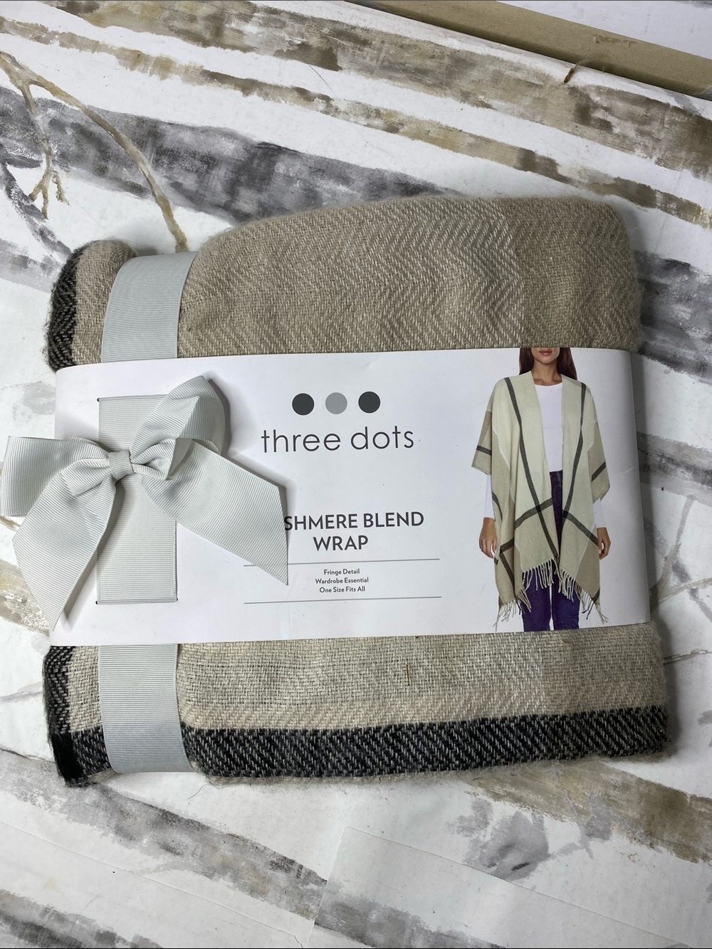 Three Dots Cashmere Blend Wrap